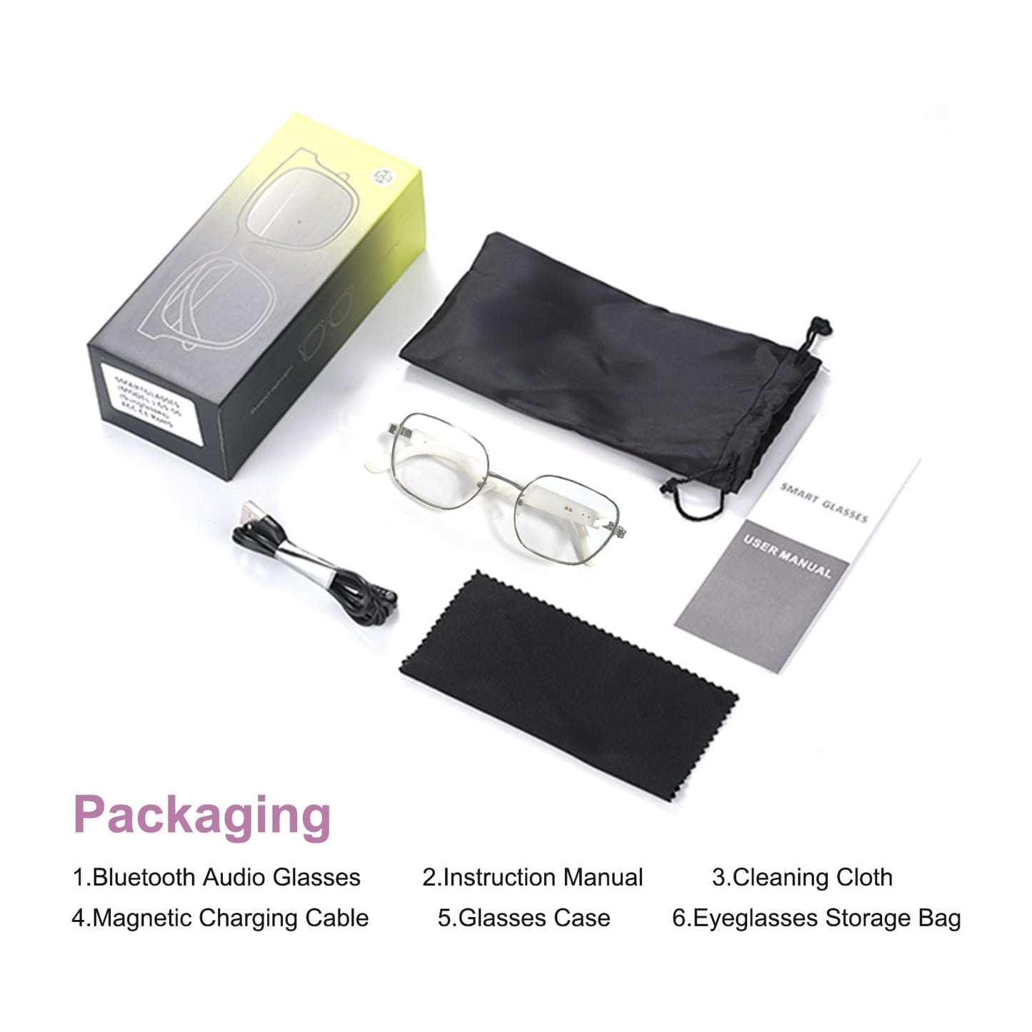 GenXenon Bluetooth Audio Smart Glasses