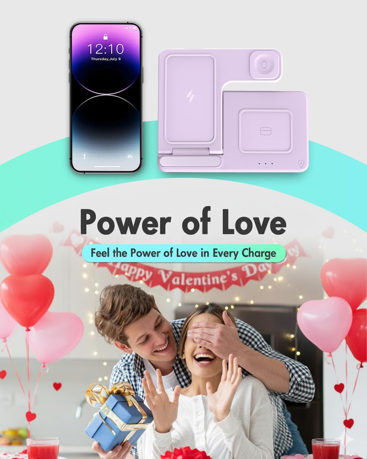 Wireless Phone Charging Station: 3 in 1 Charger Stand Multiple Devices