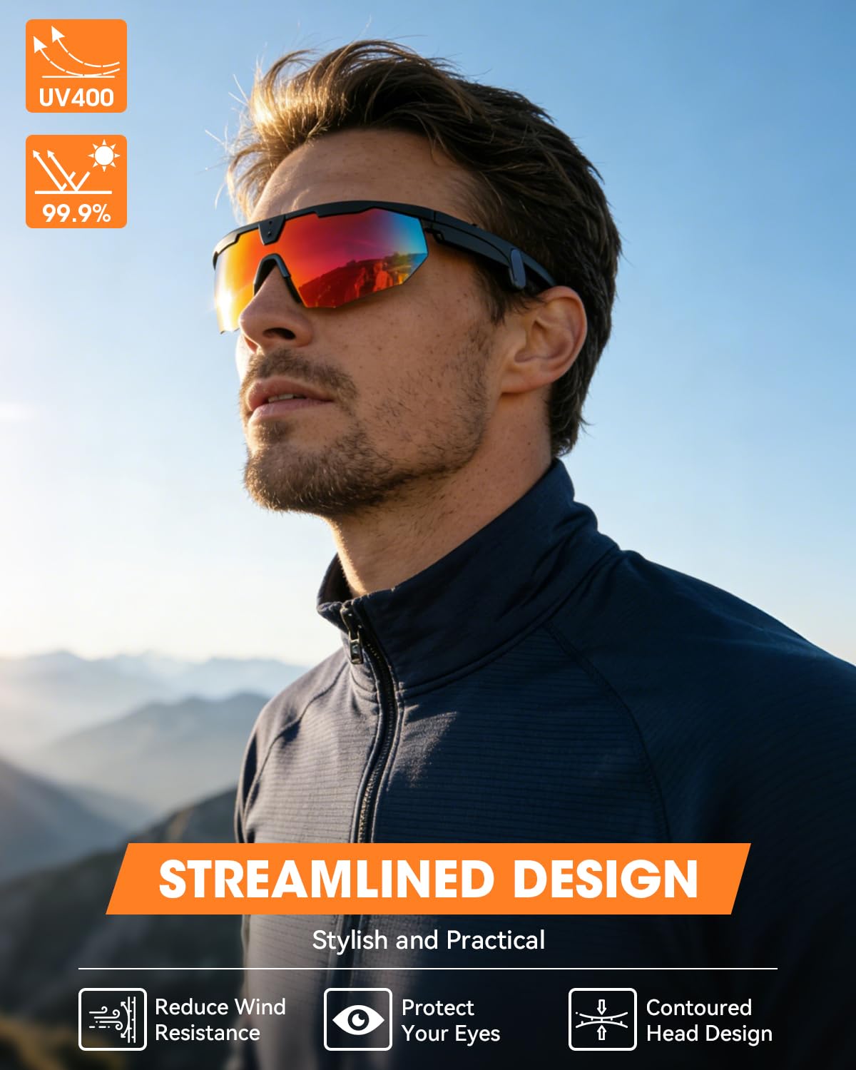 Mingtawn Smart Glasses with 4K HD Anti-Shake Camera & 3D Stereo Speakers