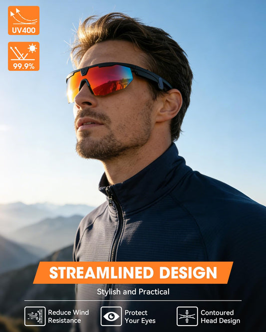 Mingtawn Smart Glasses with 4K HD Anti-Shake Camera & 3D Stereo Speakers