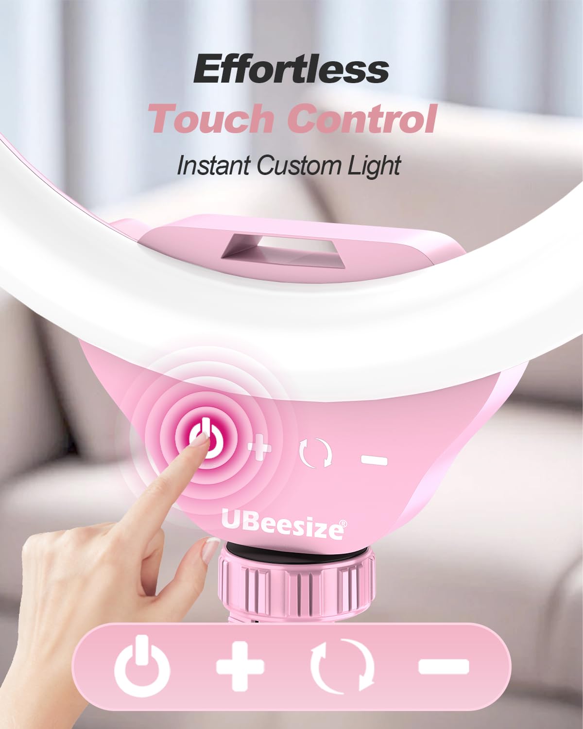 14-Inch Ring Light with Foldable Tripod