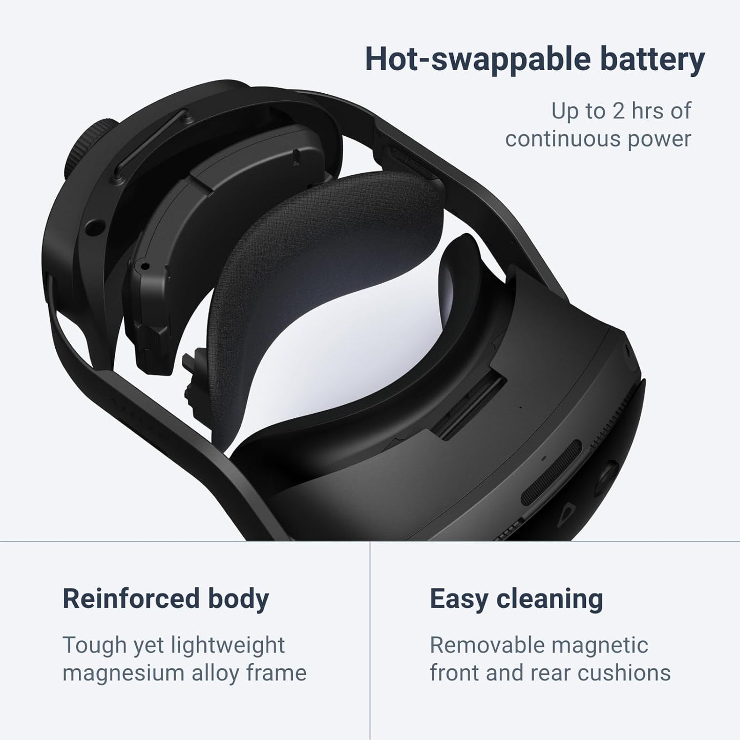 HTC Vive Focus Vision Wired Bundle — XR Headset with DisplayPort