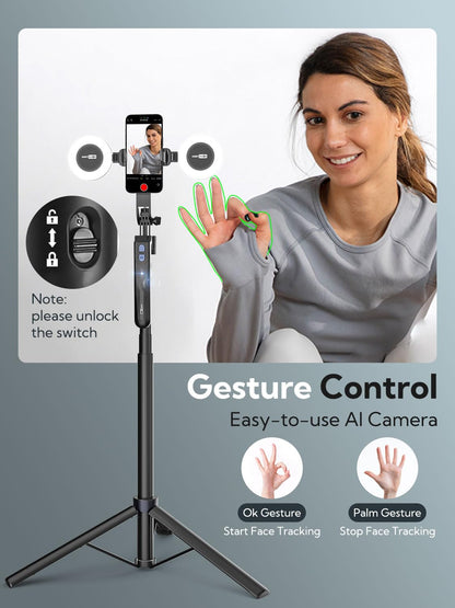 AI Face Tracking Phone Tripod