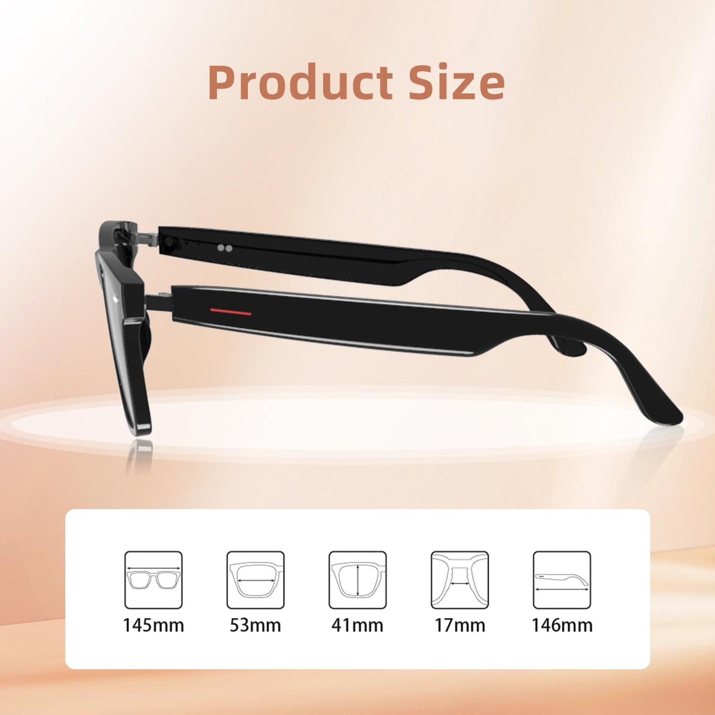 GenXenon Bluetooth Audio Smart Glasses