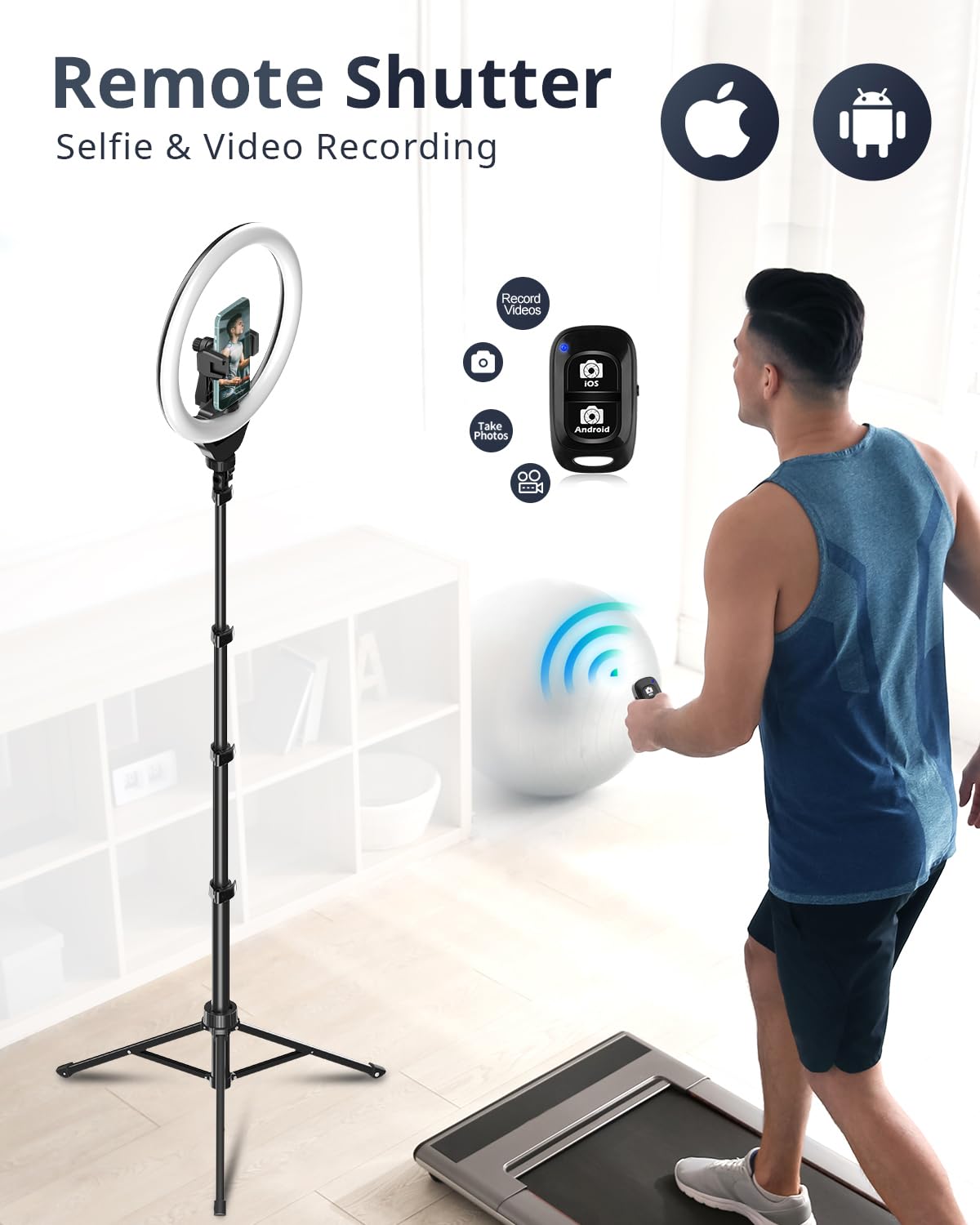 14-Inch Ring Light with Foldable Tripod