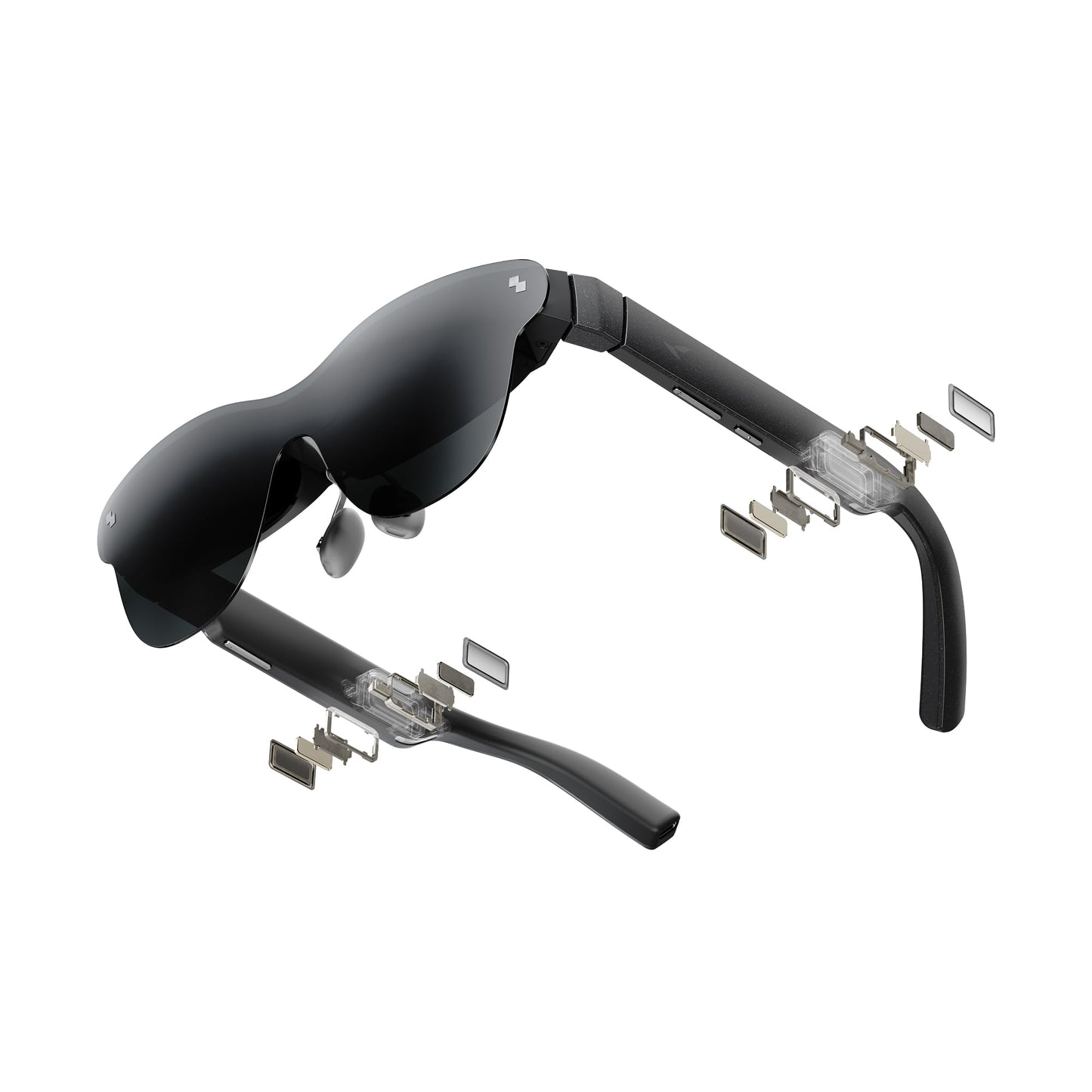 RayNeo Air 4 Pro AR/XR Glasses - 201" HDR10 Video Display, Vision 4000 Chip, Audio by Bang & Olufsen, 3D Movies & Gaming Smart Glasses for iPhone 17,16,15/Android/Switch 2/Mac/PS4/5-4 Pro