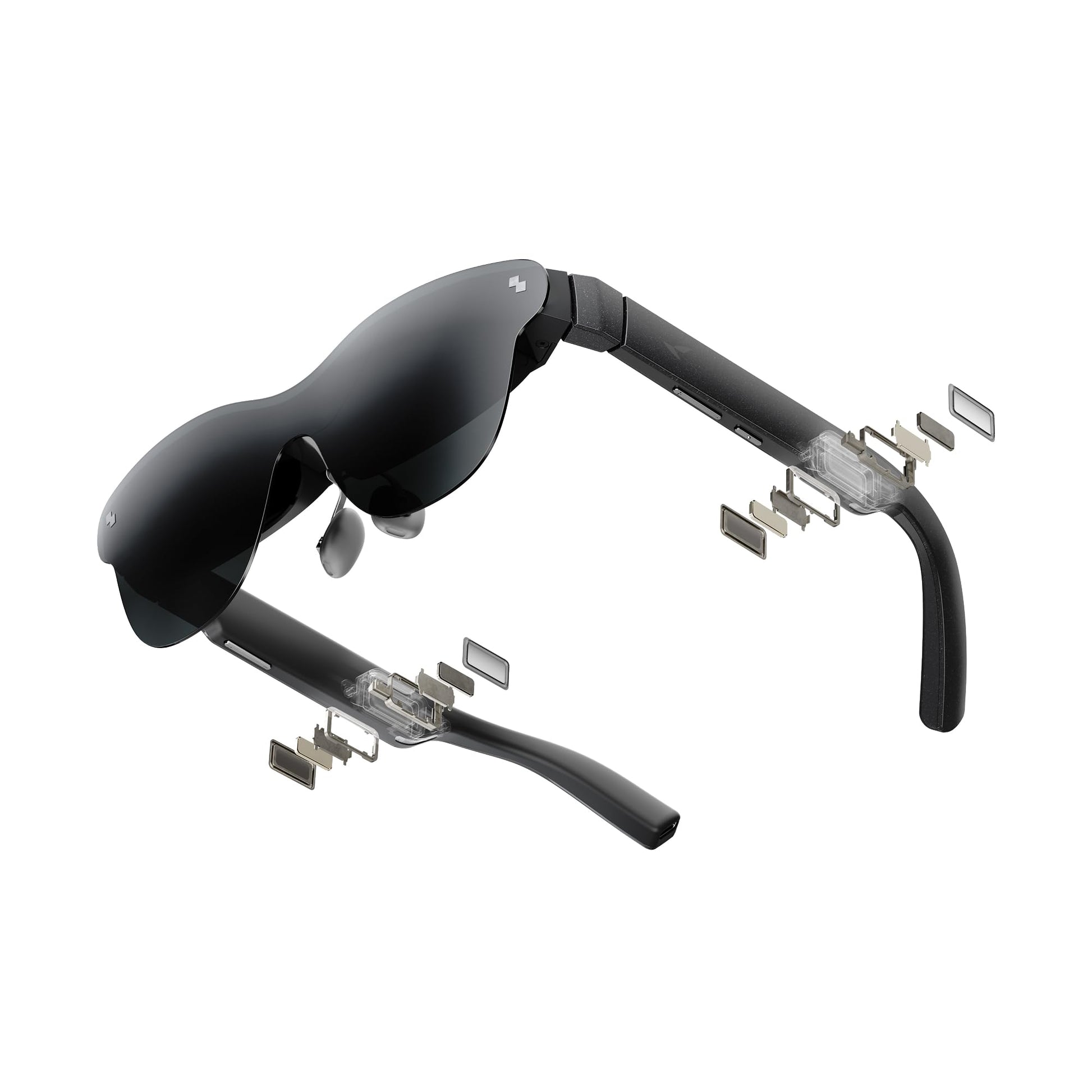 RayNeo Air 4 Pro AR/XR Glasses - 201" HDR10 Video Display, Vision 4000 Chip, Audio by Bang & Olufsen, 3D Movies & Gaming Smart Glasses for iPhone 17,16,15/Android/Switch 2/Mac/PS4/5-4 Pro