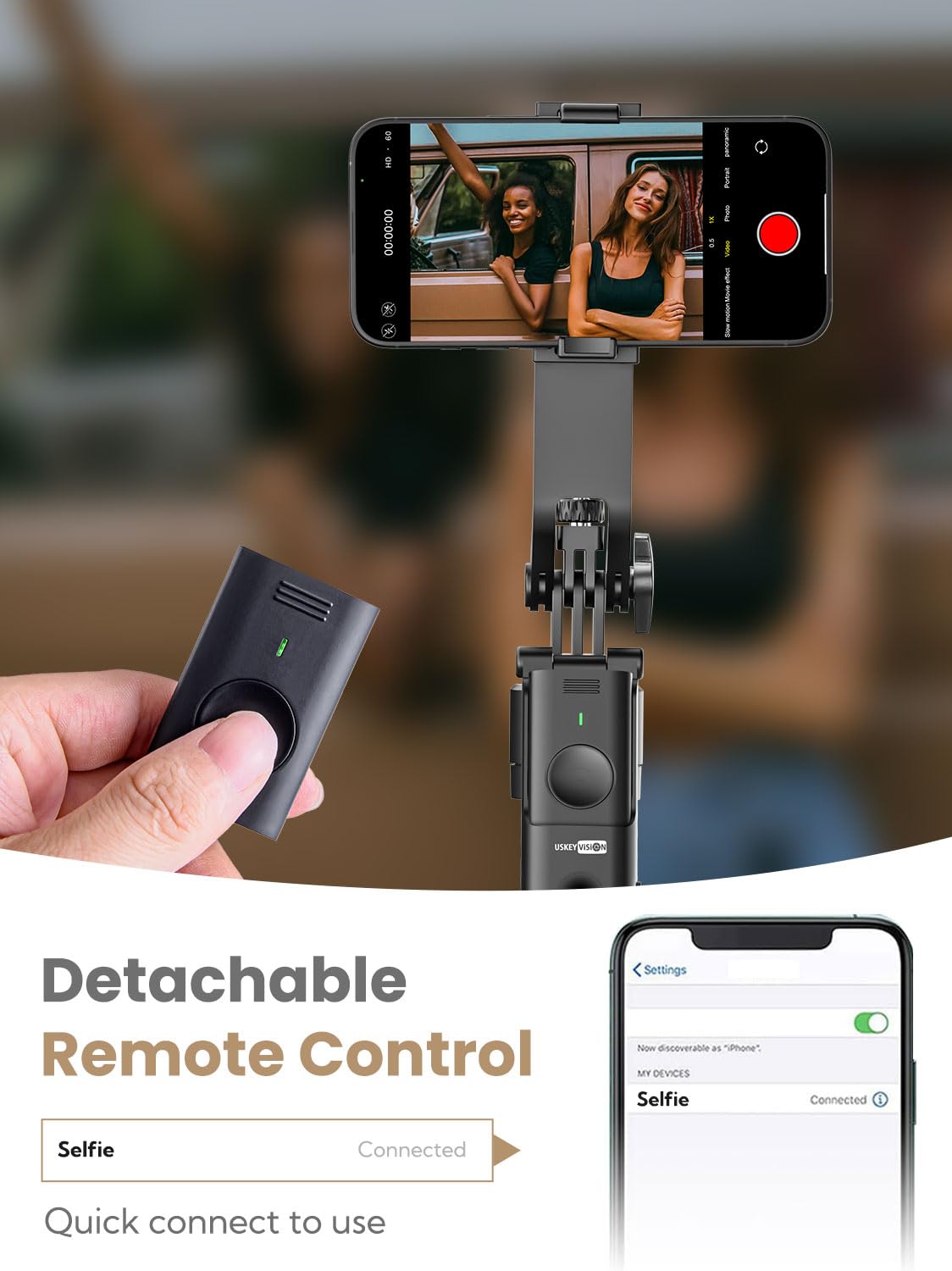 AI Face Tracking Phone Tripod
