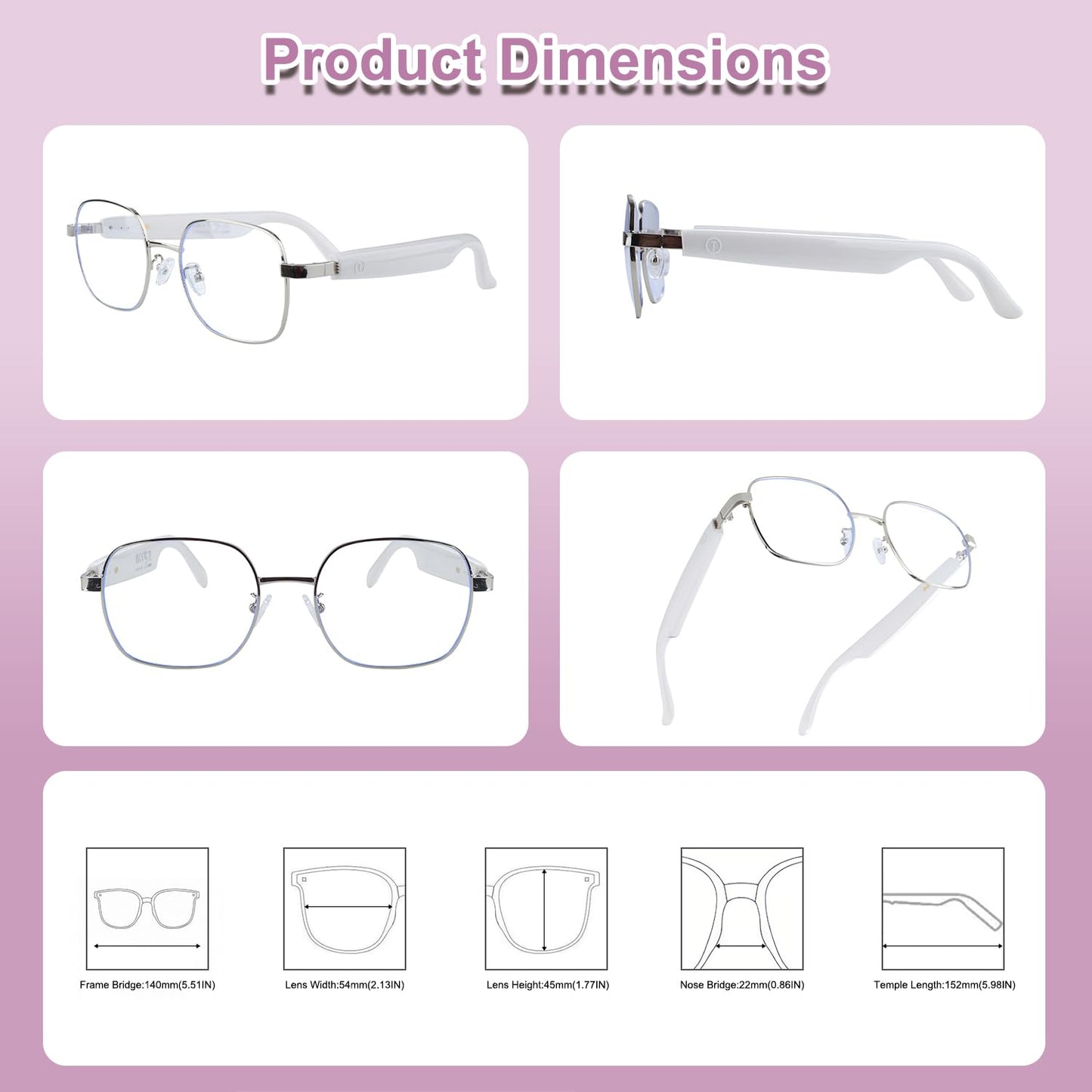 GenXenon Bluetooth Audio Smart Glasses
