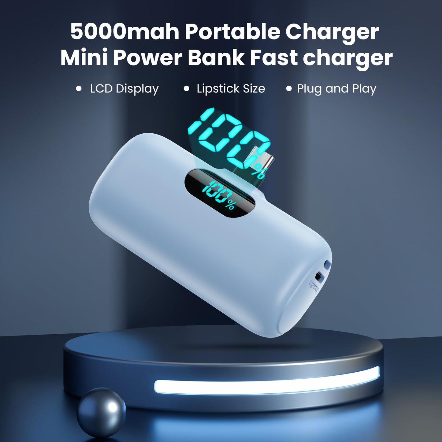 Mini USB-C Portable Charger