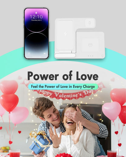 Wireless Phone Charging Station: 3 in 1 Charger Stand Multiple Devices