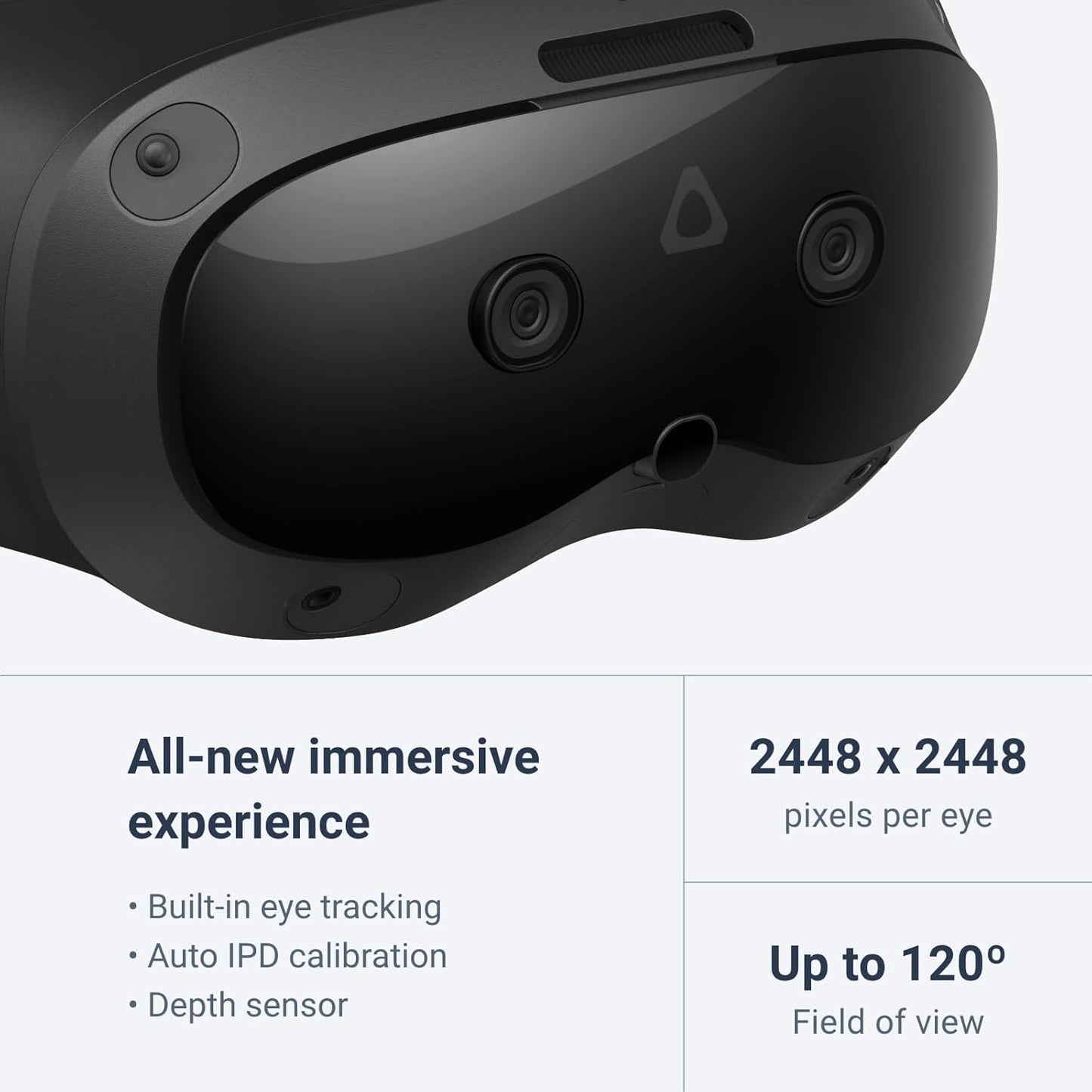 HTC Vive Focus Vision Wired Bundle — XR Headset with DisplayPort