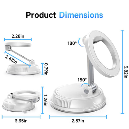 ANDERY Car Phone Holder for Magsafe 360° Adjustable Car Phone Mount