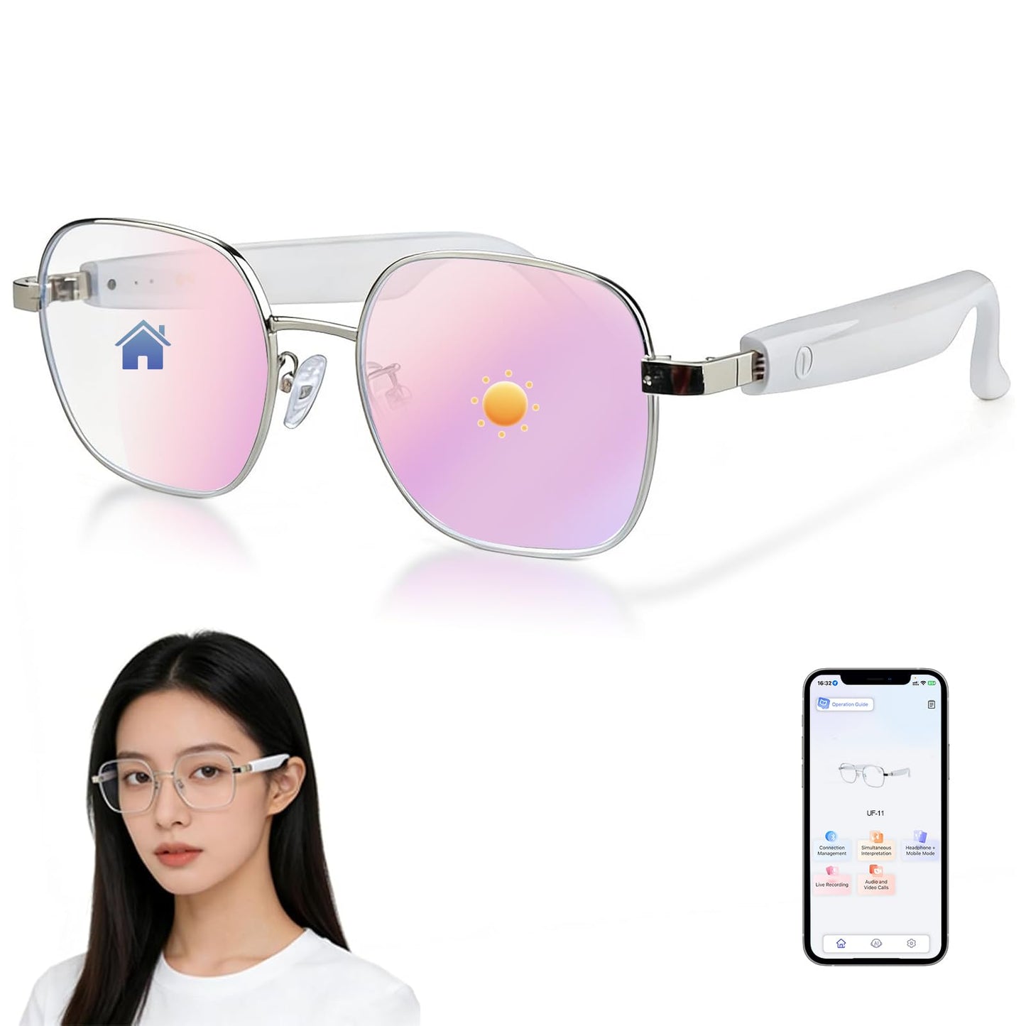 GenXenon Bluetooth Audio Smart Glasses