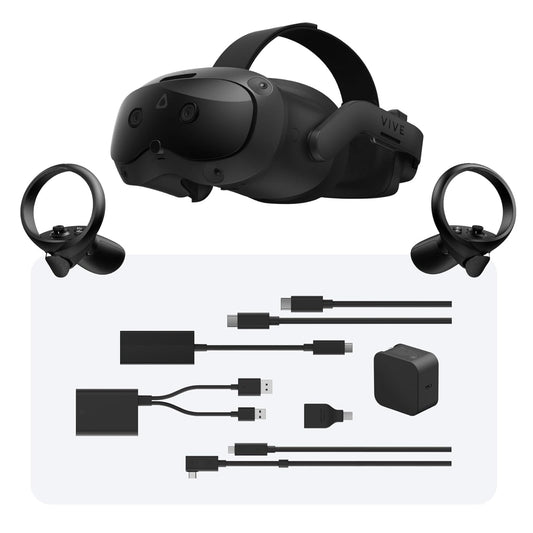 HTC Vive Focus Vision Wired Bundle — XR Headset with DisplayPort
