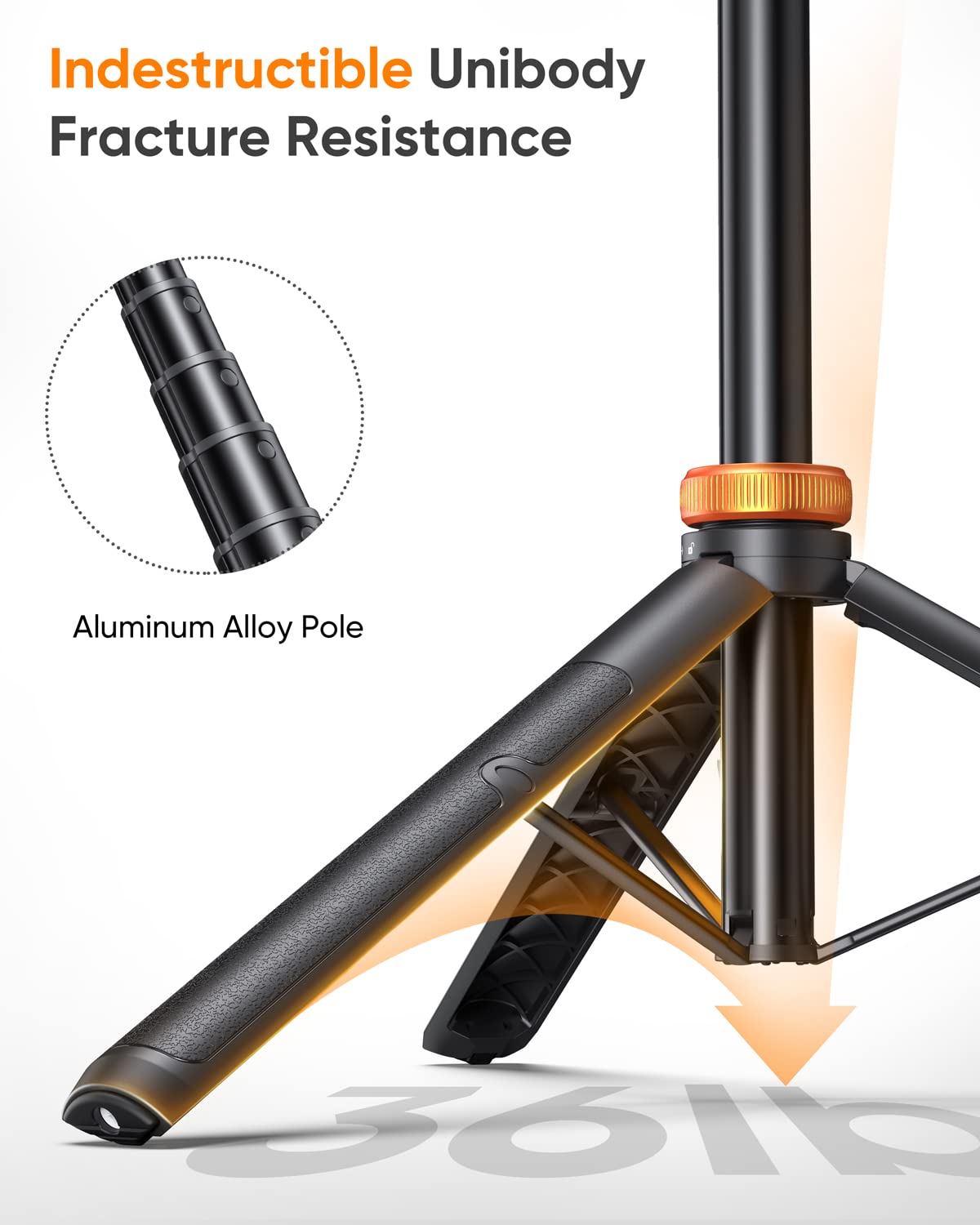 EUCOS 62" Phone Tripod, Tripod for Phone & Selfie Stick with Remote