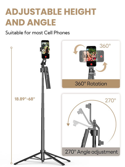 AI Face Tracking Phone Tripod