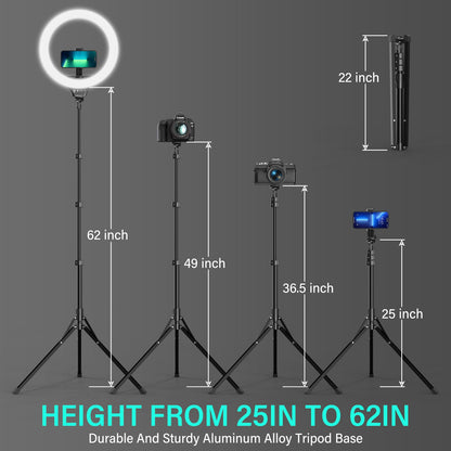 14-Inch Ring Light with Foldable Tripod