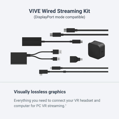 HTC Vive Focus Vision Wired Bundle — XR Headset with DisplayPort