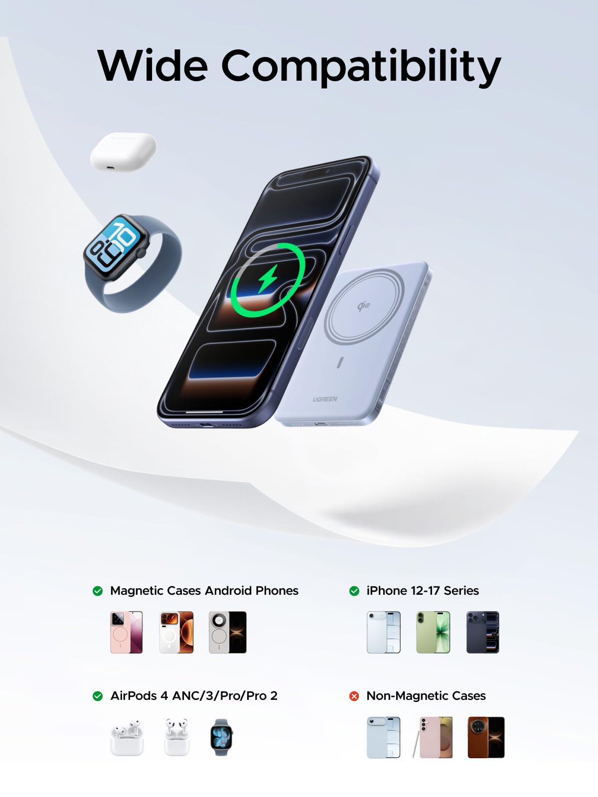 Ultra-Slim Magnetic Power Bank 5000mAh