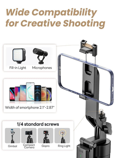 AI Face Tracking Phone Tripod