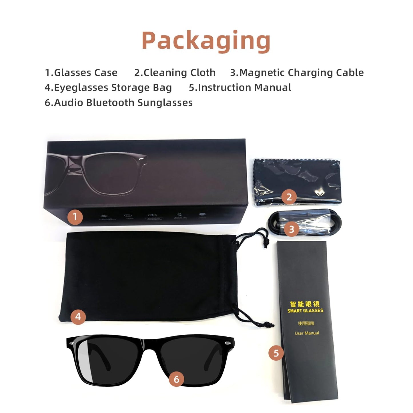 GenXenon Bluetooth Audio Smart Glasses