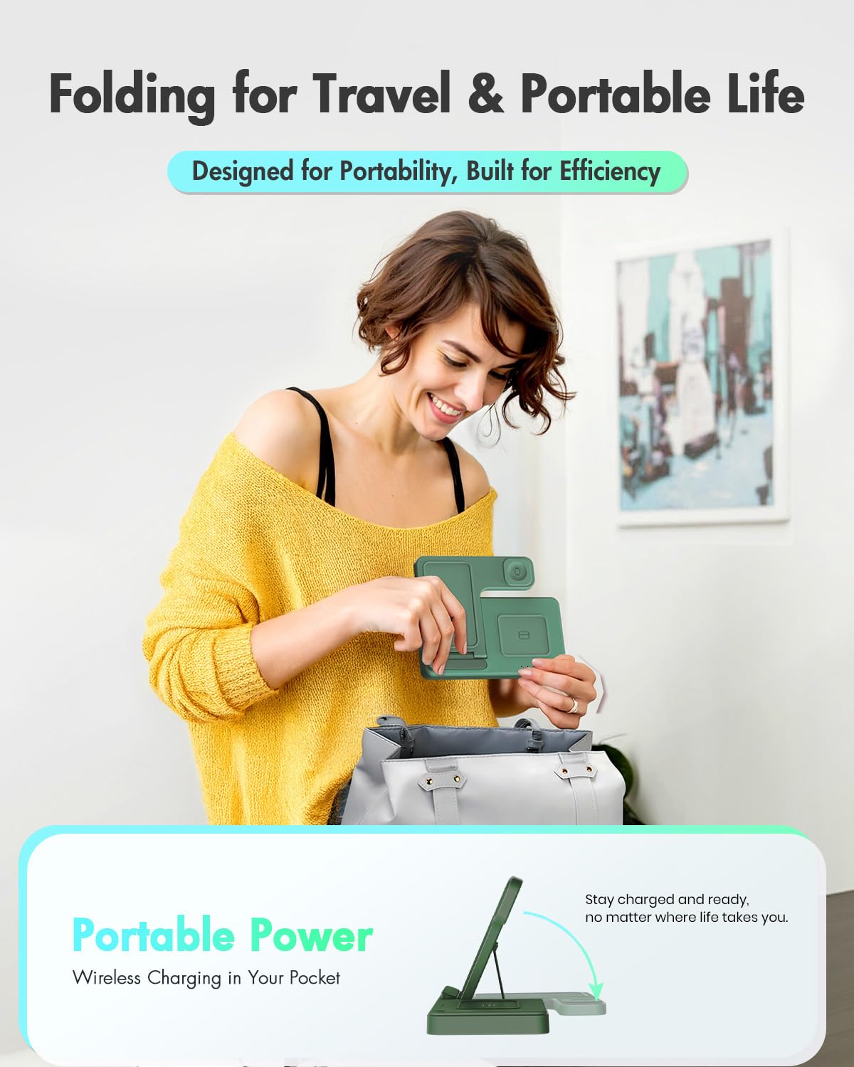 Wireless Phone Charging Station: 3 in 1 Charger Stand Multiple Devices