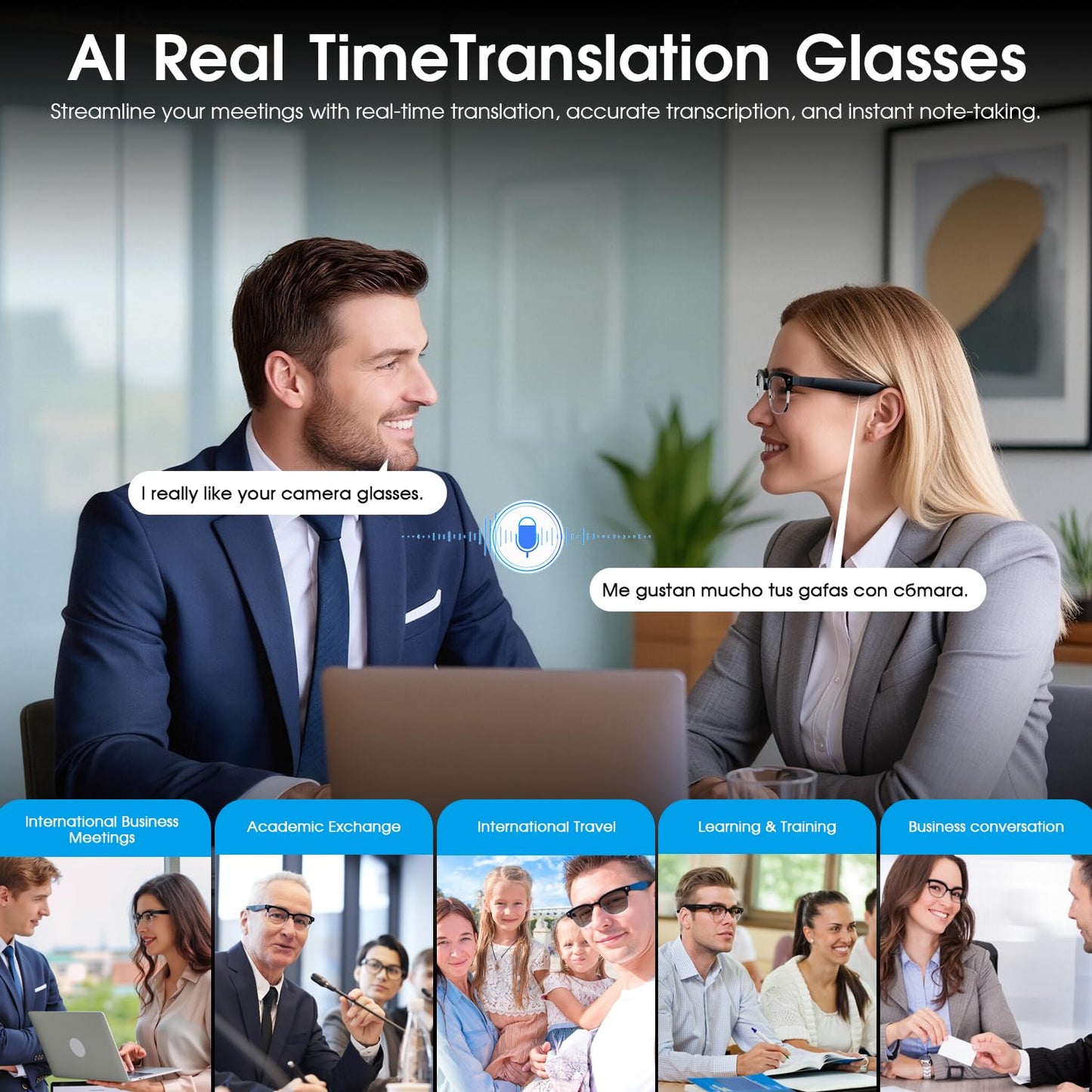 GenXenon Bluetooth Audio Smart Glasses