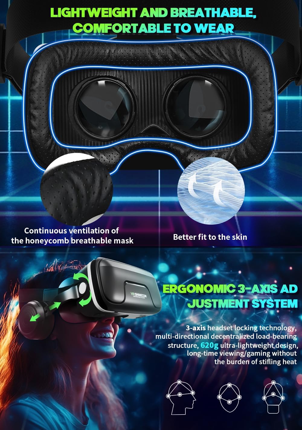 Smart VR Headset for Smartphones