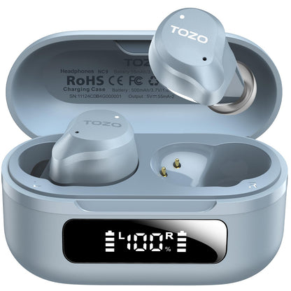 TOZO NC9 Hybrid Active Noise Cancelling Wireless Earbuds