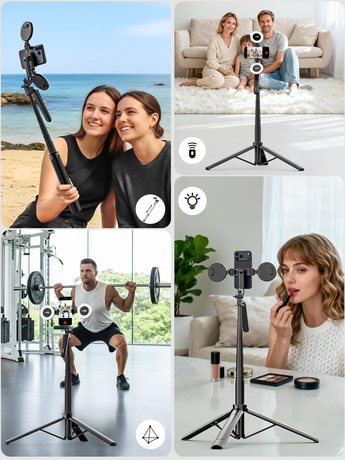 AI Face Tracking Phone Tripod