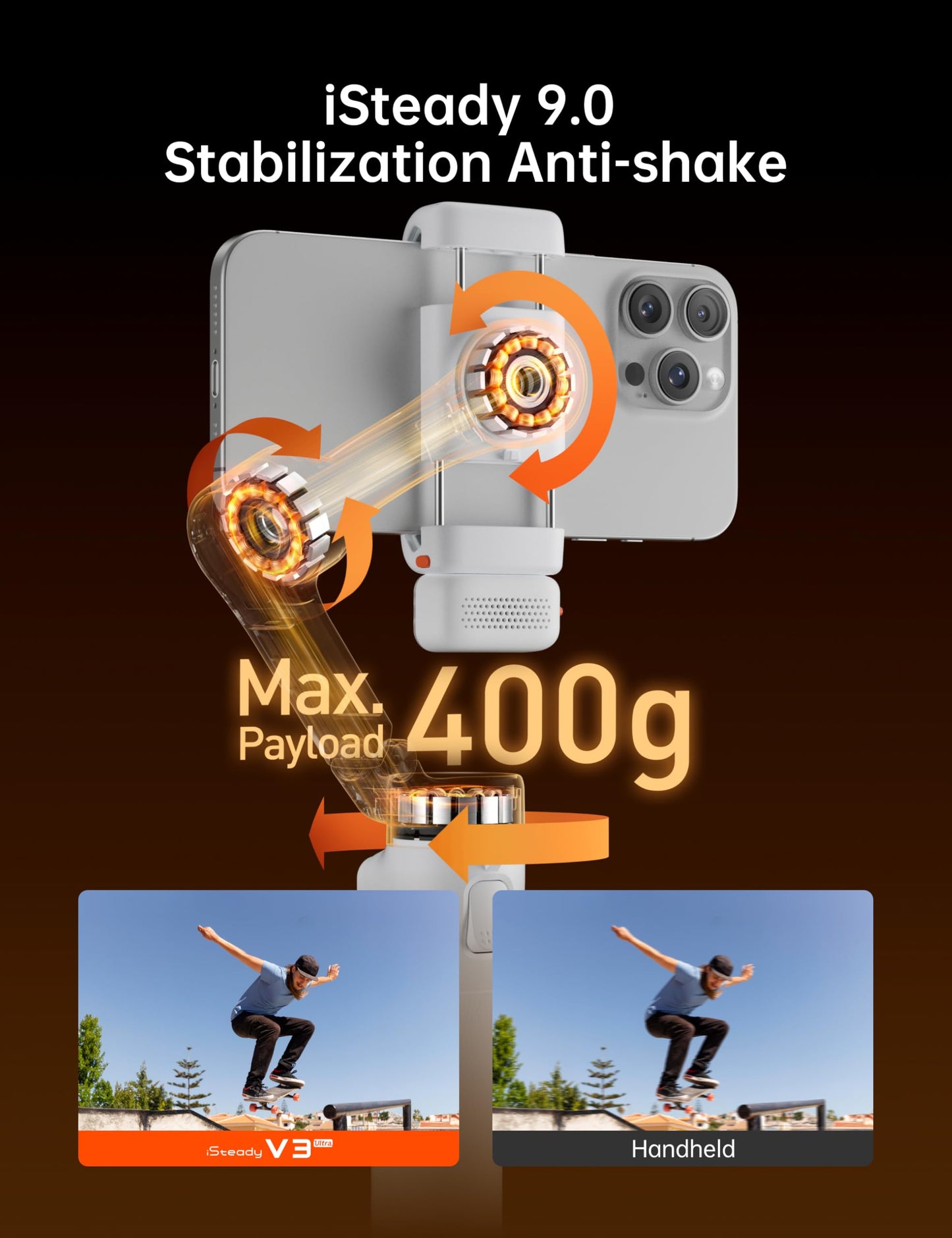 AI Smartphone Gimbal Stabilizer