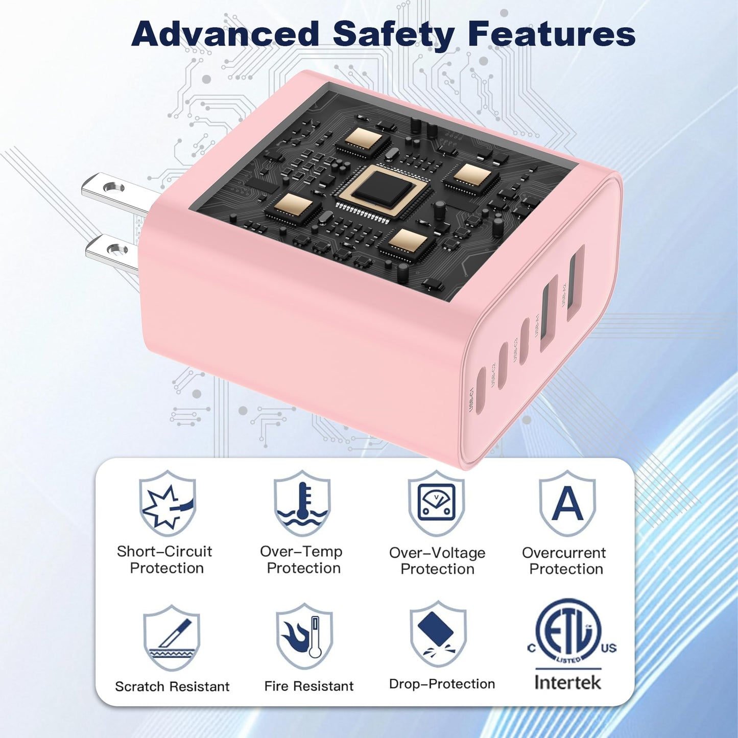 Multi-Port USB Charger Block (5 Ports)