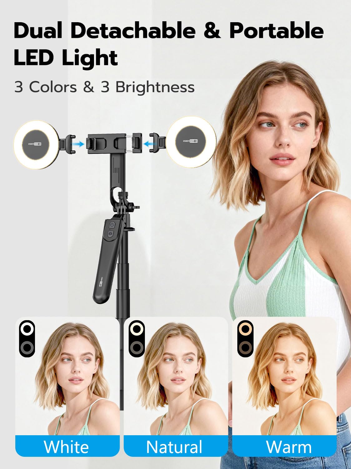 AI Face Tracking Phone Tripod
