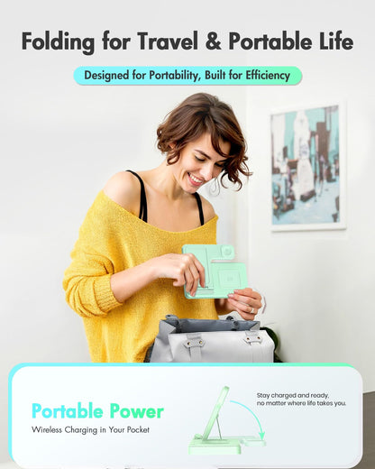 Wireless Phone Charging Station: 3 in 1 Charger Stand Multiple Devices