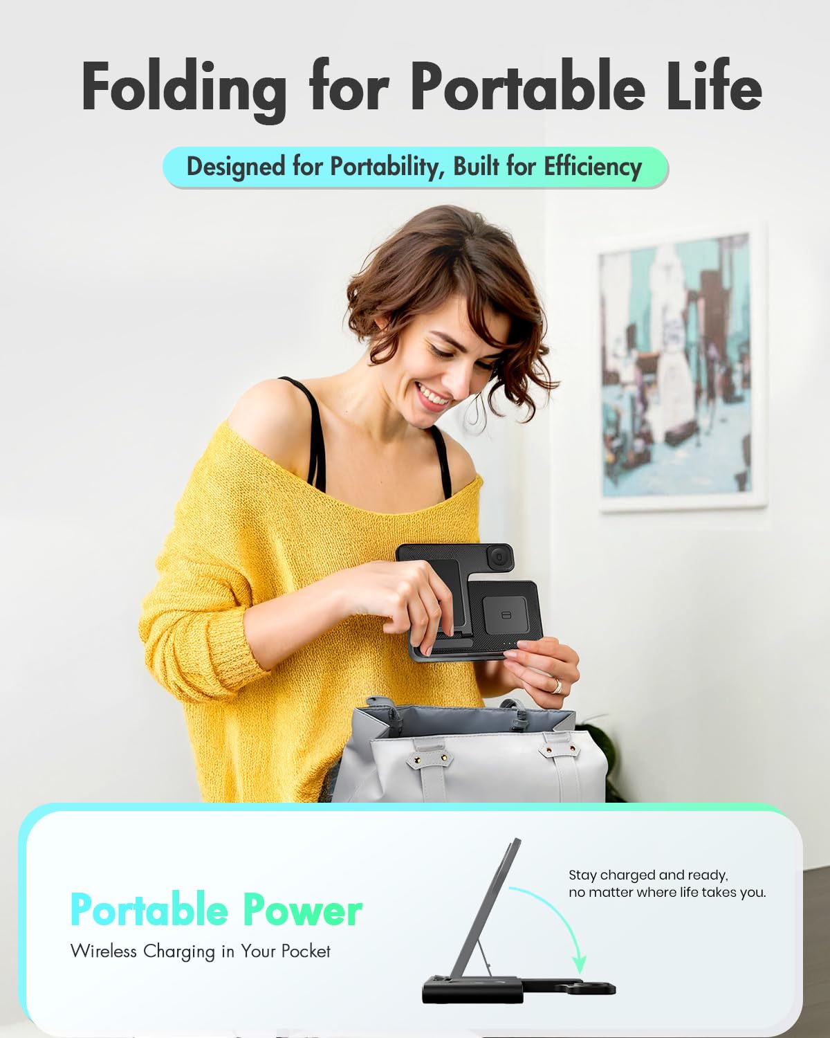 Wireless Phone Charging Station: 3 in 1 Charger Stand Multiple Devices