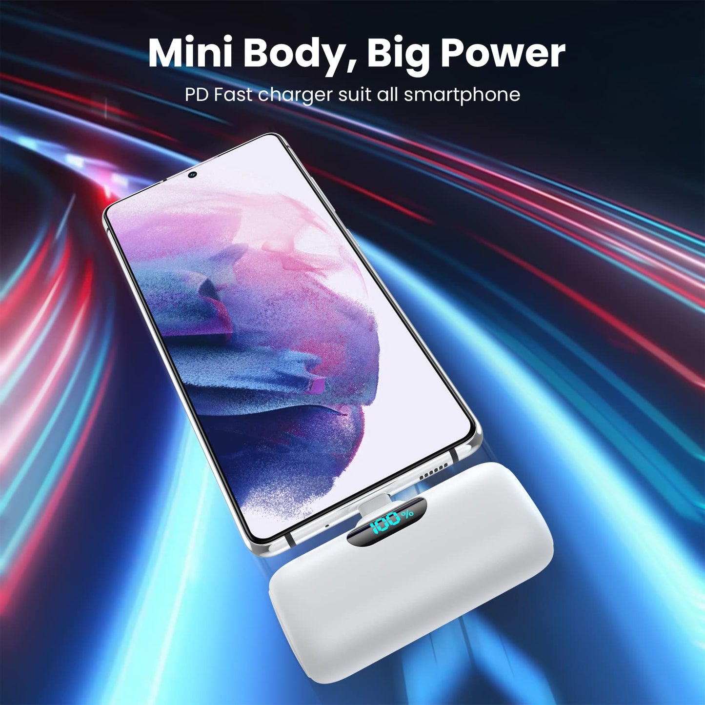 Mini USB-C Portable Charger