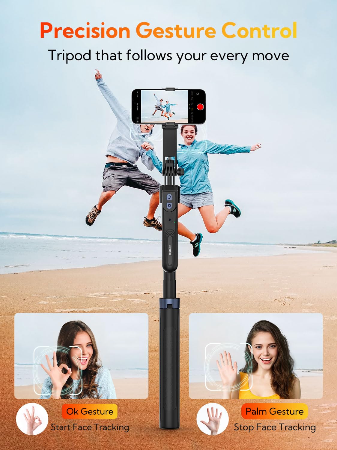 AI Face Tracking Phone Tripod