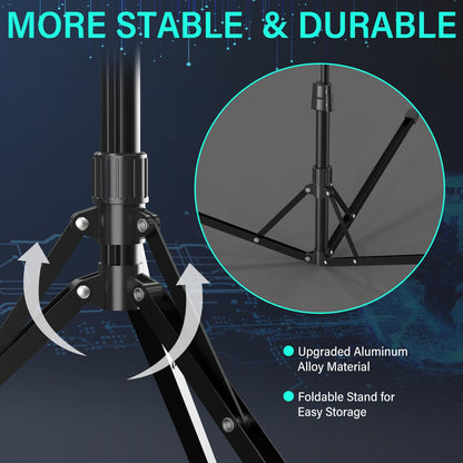 14-Inch Ring Light with Foldable Tripod