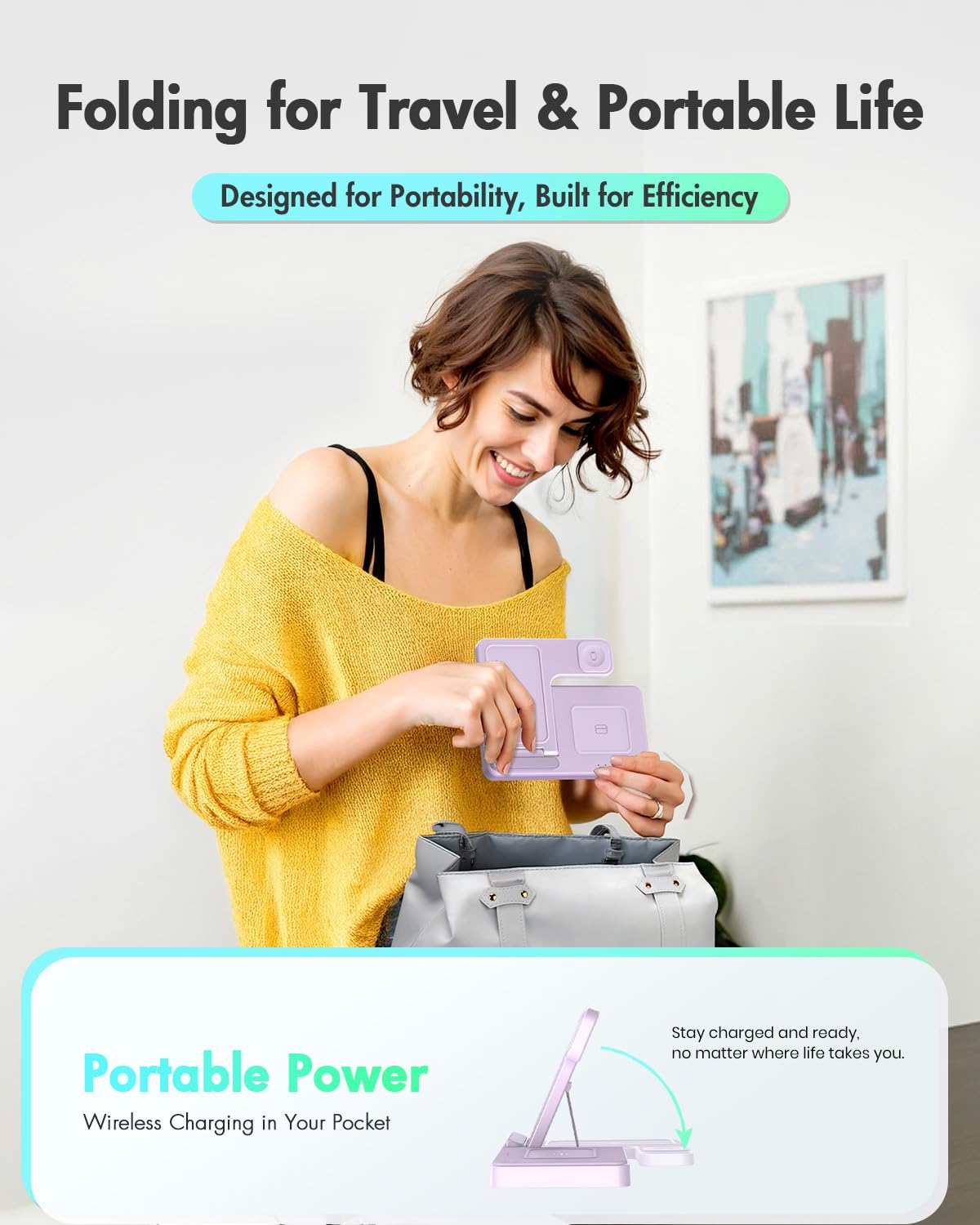 Wireless Phone Charging Station: 3 in 1 Charger Stand Multiple Devices