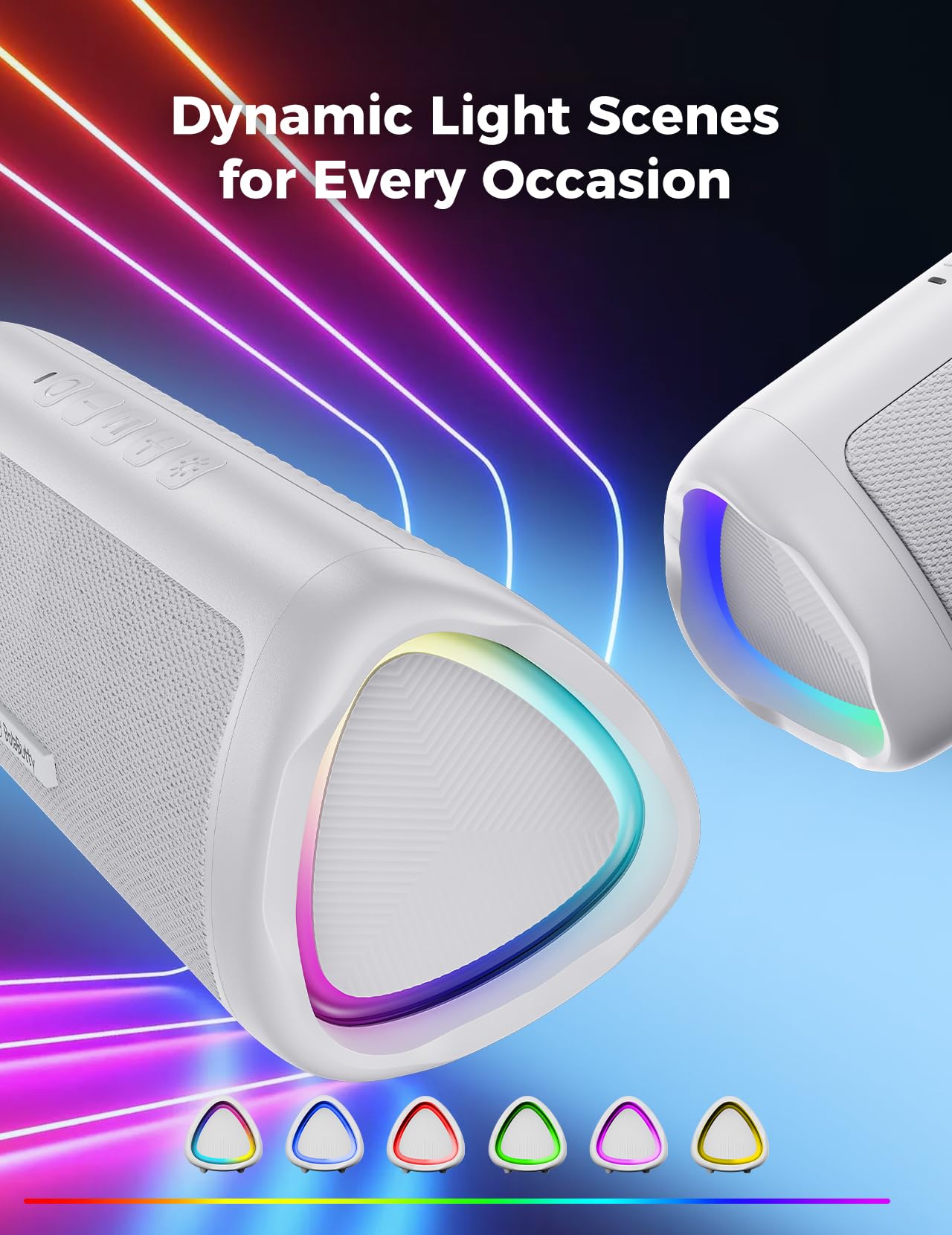 Bluetooth Speaker with HD Sound, Portable Wireless, IPX5 Waterproof