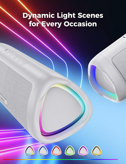Bluetooth Speaker with HD Sound, Portable Wireless, IPX5 Waterproof