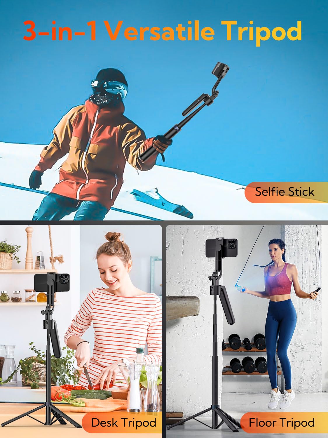 AI Face Tracking Phone Tripod