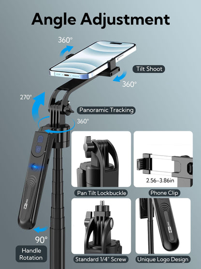 AI Face Tracking Phone Tripod