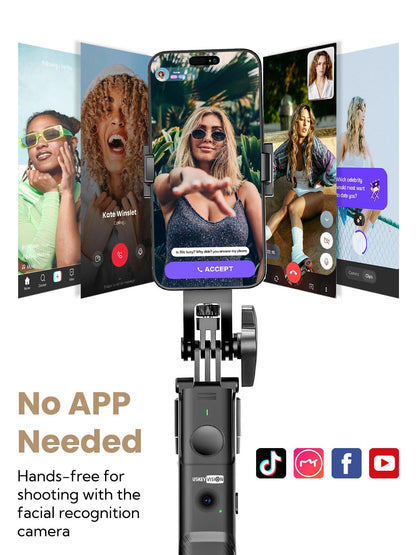 AI Face Tracking Phone Tripod