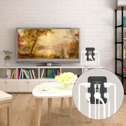 Wall Outlet Extender with USB &amp; Surge Protection
