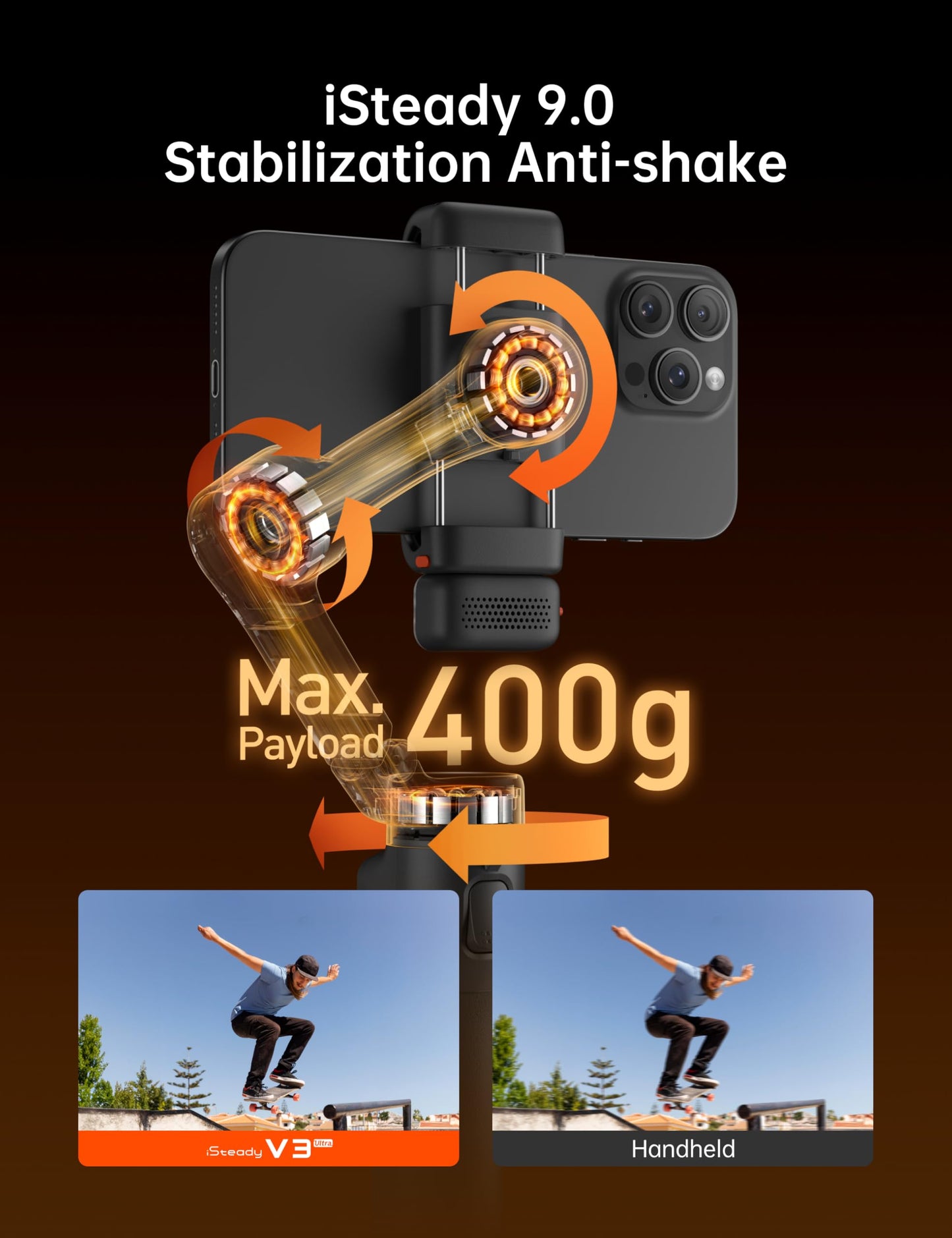 AI Smartphone Gimbal Stabilizer