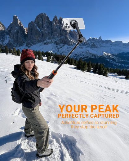 EUCOS 62" Phone Tripod, Tripod for Phone & Selfie Stick with Remote