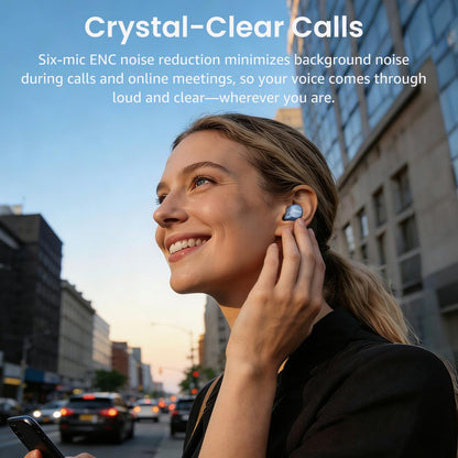 TOZO NC9 Hybrid Active Noise Cancelling Wireless Earbuds
