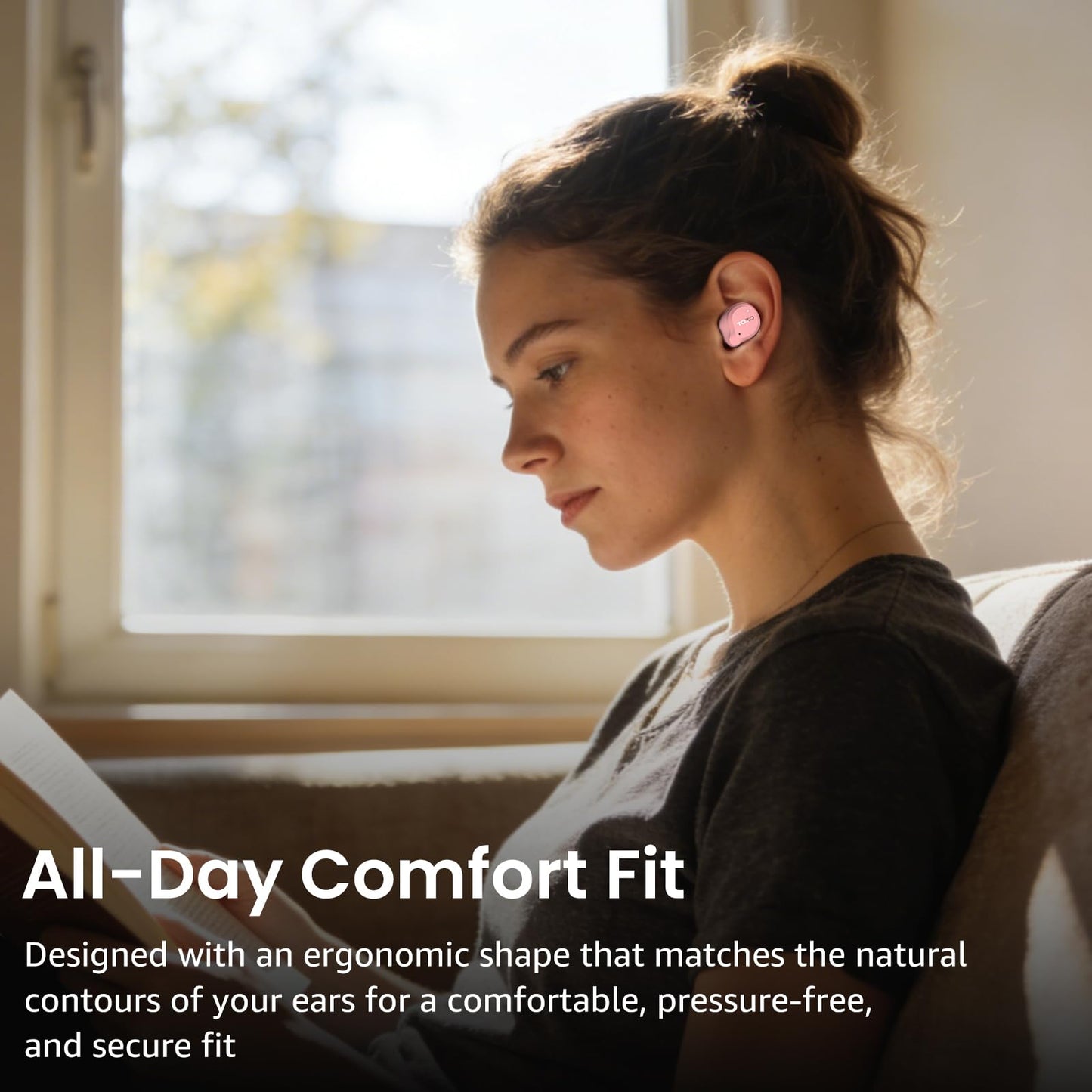 TOZO NC9 Hybrid Active Noise Cancelling Wireless Earbuds